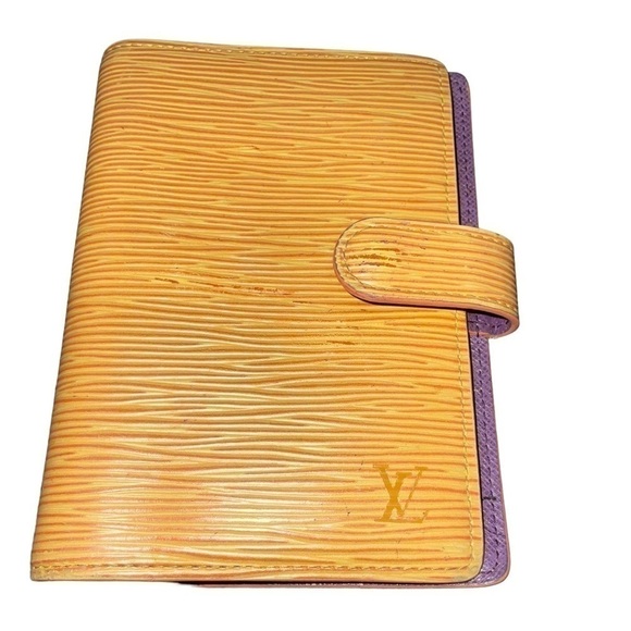 NOT FOR SALE! LOUIS VUITTON YELLOW EPI LEATHER SMALL RING AGENDA PM - Picture 8 of 9